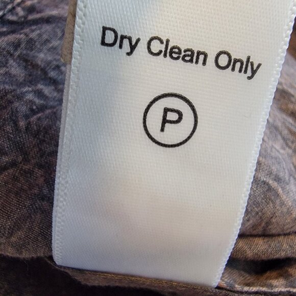 COLDWATER CREEK Jacket Brown Sz 4P Petite Floral Embroidered Beaded Denim Blazer - Picture 13 of 16